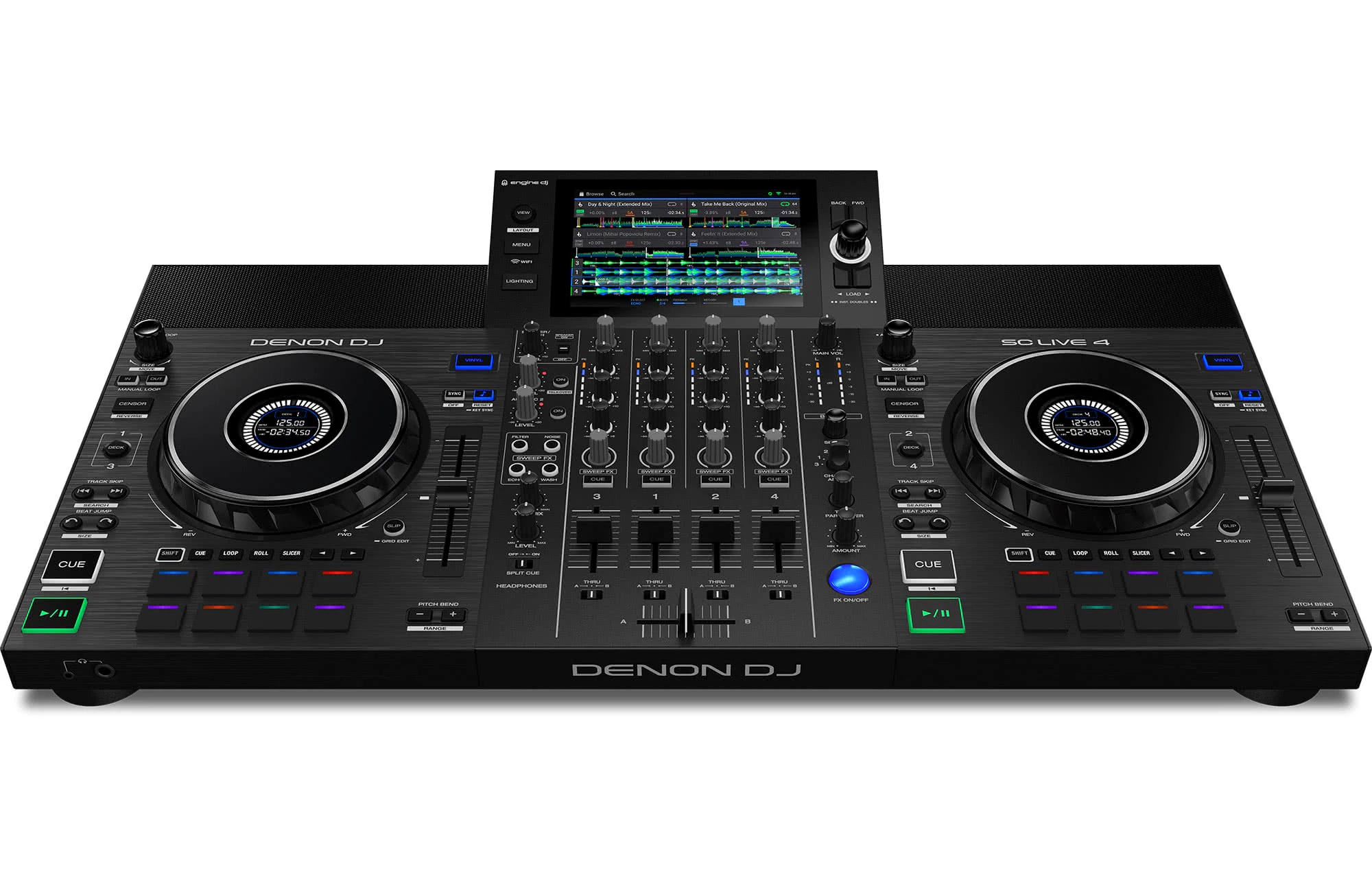 denon-dj-sc-live-4-front-angle-view