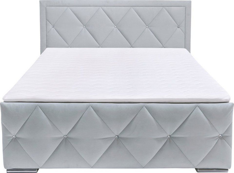 Home affaire Boxbett Alfie, Topseller! Inkl. Bettkasten&Topper, Wahlweise mit Kn