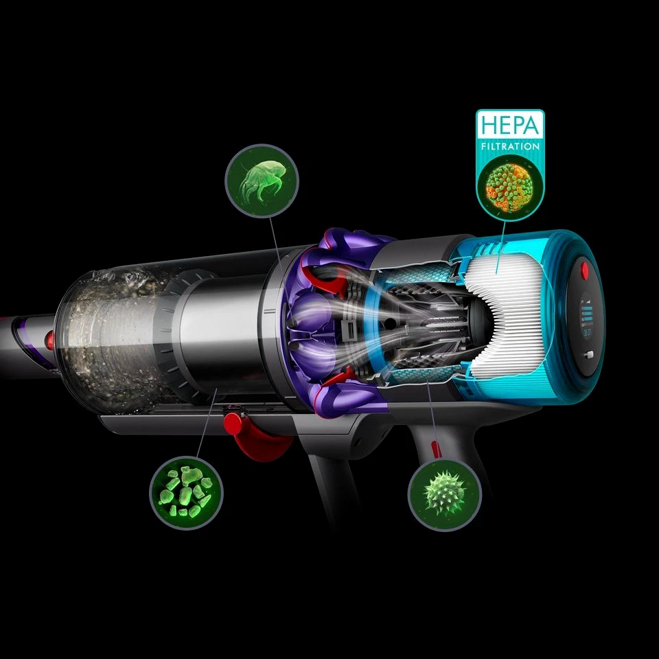 DYSON Akku-Hand-und Stielstaubsauger Dyson Gen5detect™ Absolute, 752 W