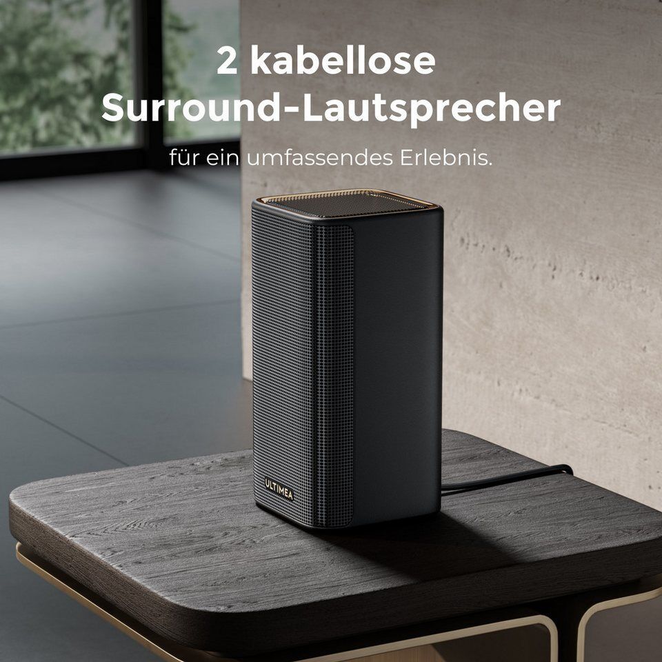 Ultimea Skywave X60 Soundbar 7.1.4-Kanal Dolby Atmos (840 W, 360° SurroundX Audi