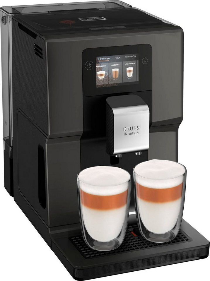 Krups Kaffeevollautomat EA872B Intuition Preference, 3,5"-Farb-Touchscreen, intu