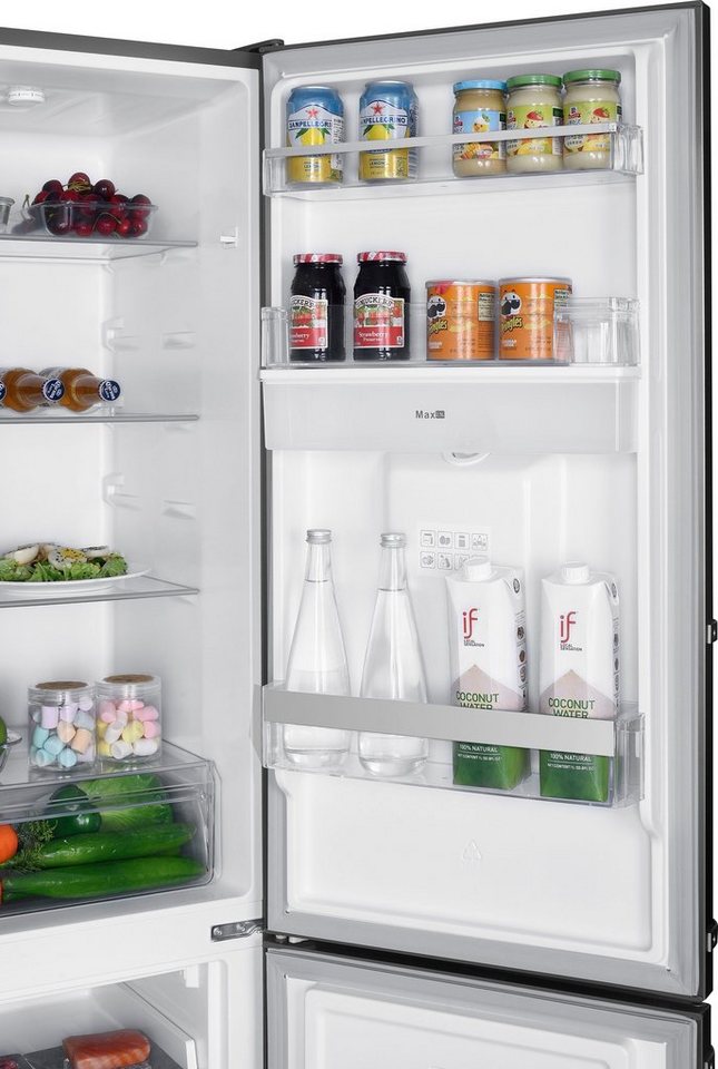 Hanseatic Kühl-/Gefrierkombination HKGK17954DWDI, 179,5 cm hoch, 55 cm breit