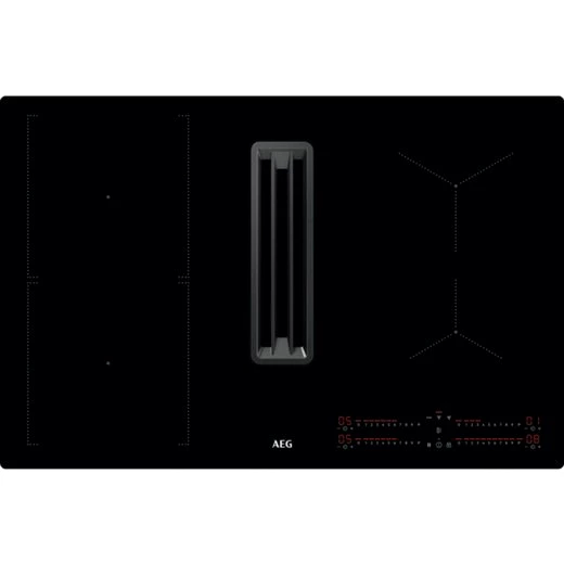 AEG Kochfeld mit Dunstabzug CCE84543CB, Power-Funktion, OptiHeat Control