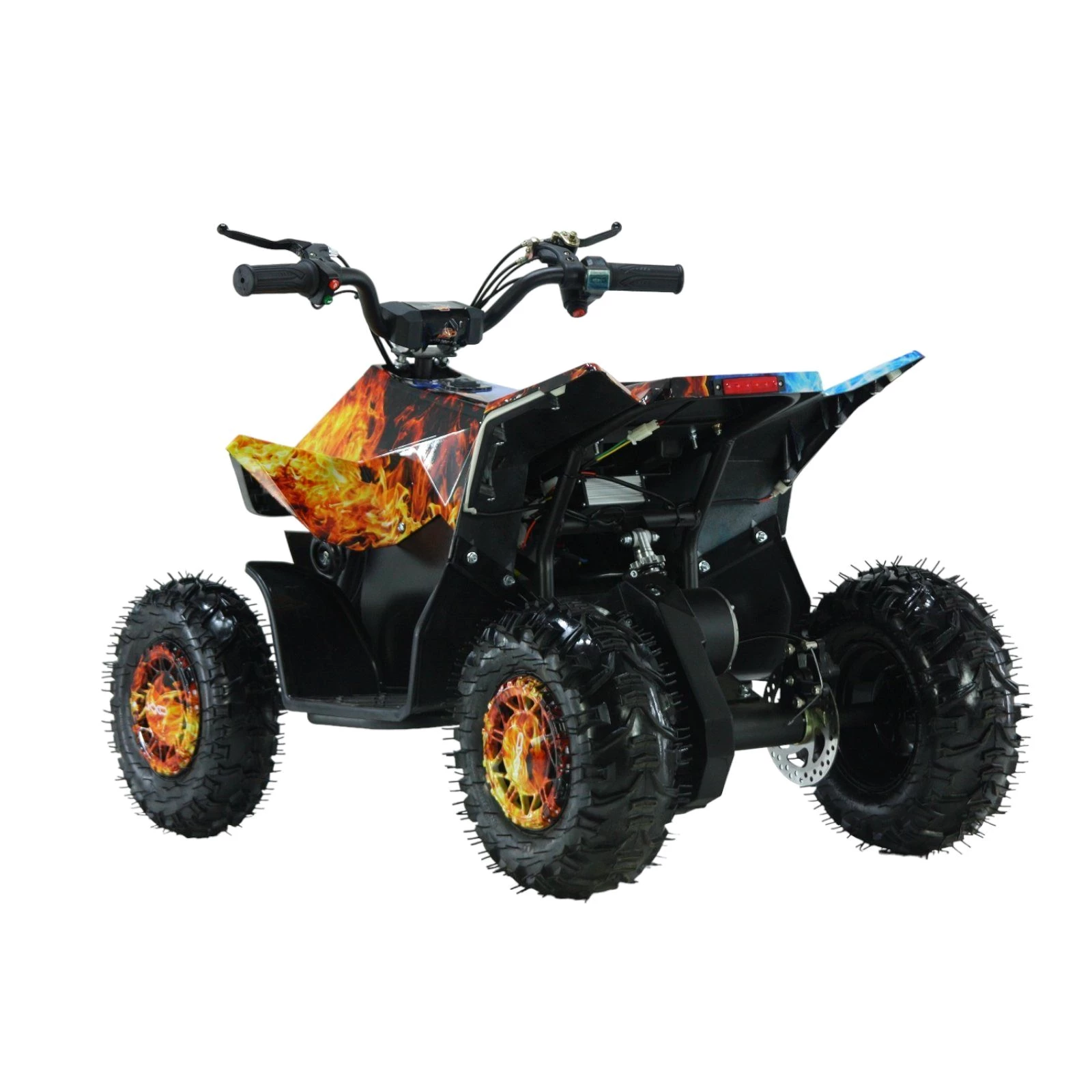 KXD E-Quad Elektro Cyber Quad Miniquad 500W 36V Pocketquad Kinderquad ATV M2 Blau