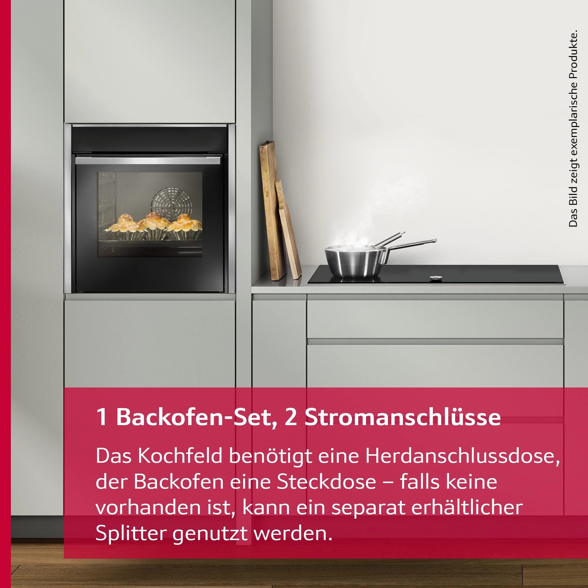NEFF Backofen-Set BX46PIB0, mit Teleskopauszug nachrüstbar, Pyrolyse-Selbstreinigung