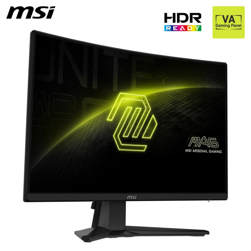 MSI MAG 242C Gaming-Monitor (59,9 cm/24 ", 1920 x 1080 px, Full HD, 1 ms Reaktio