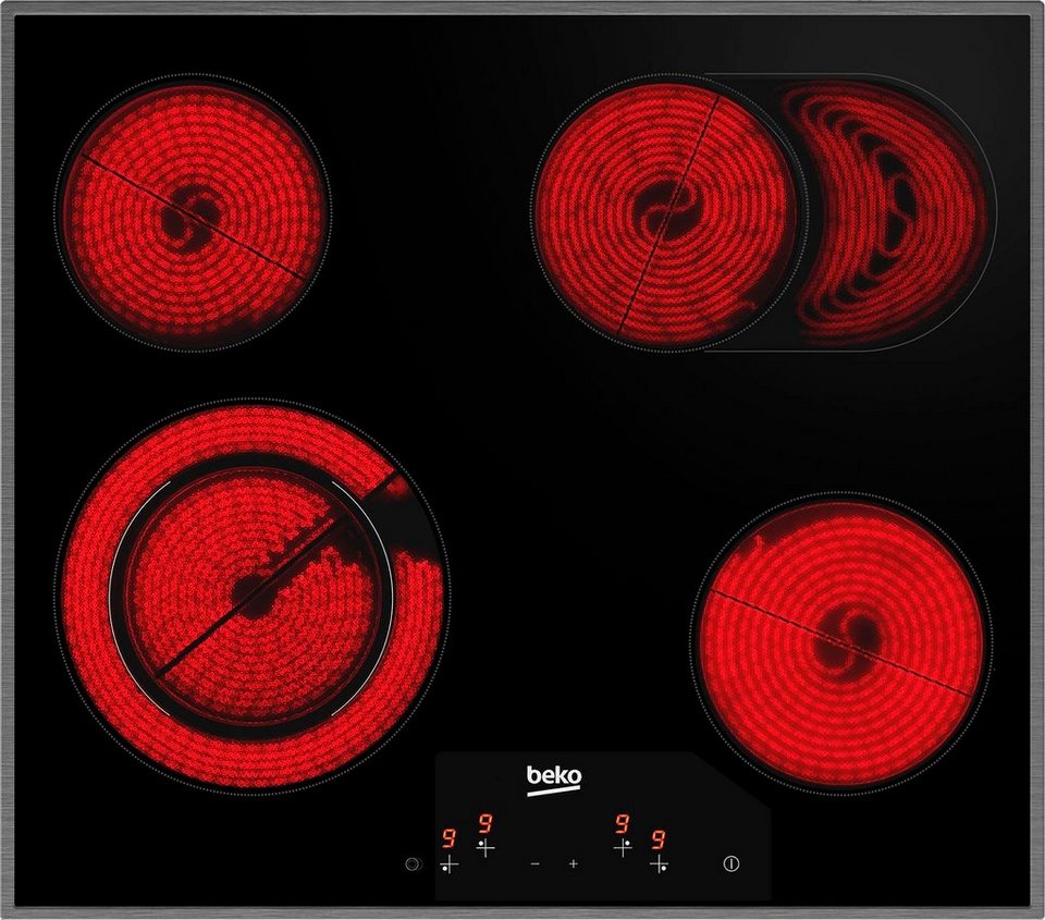 BEKO Backofen-Set BBSM12320X, mit Teleskopauszug nachrüstbar, Gleichmäßige Heißl