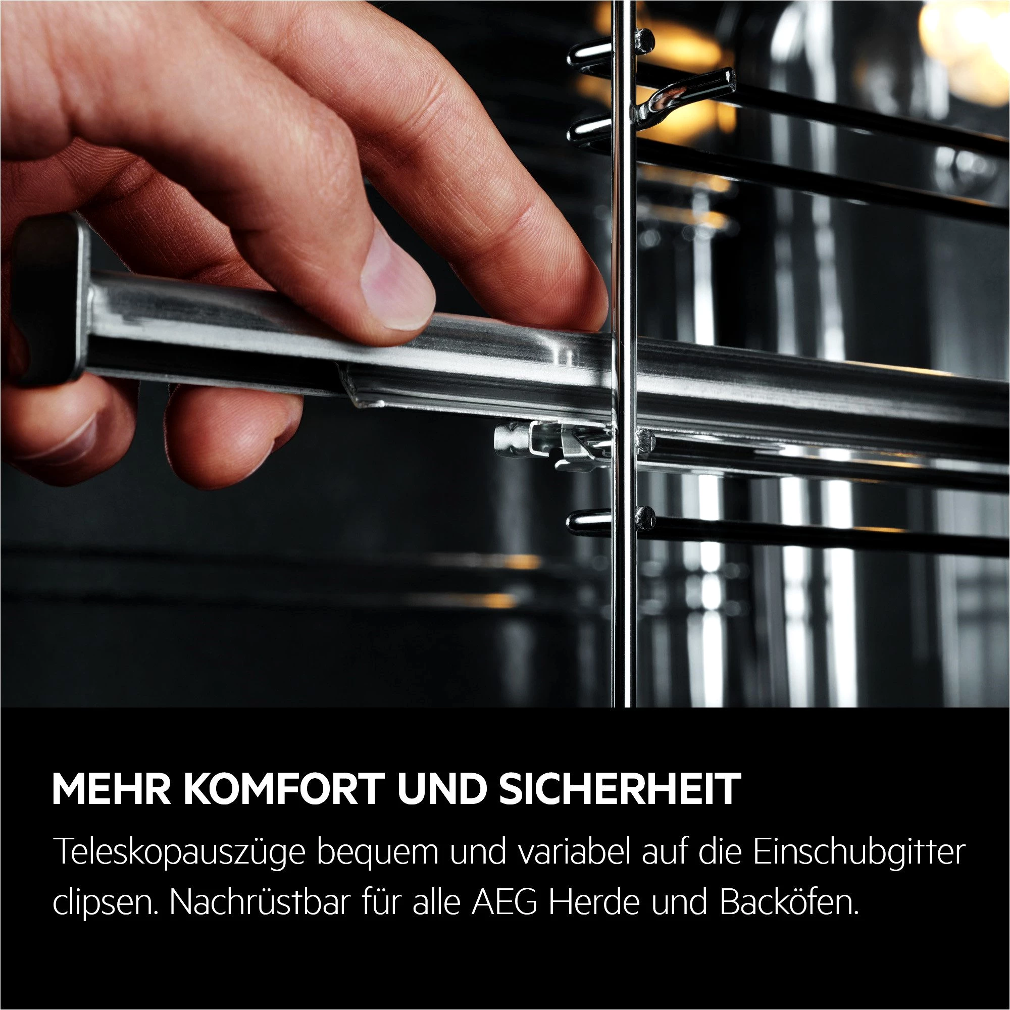 AEG Backofen-Set HH24BSM, Aqua Clean, Wasserdampfreinigung des Backofens, Grill