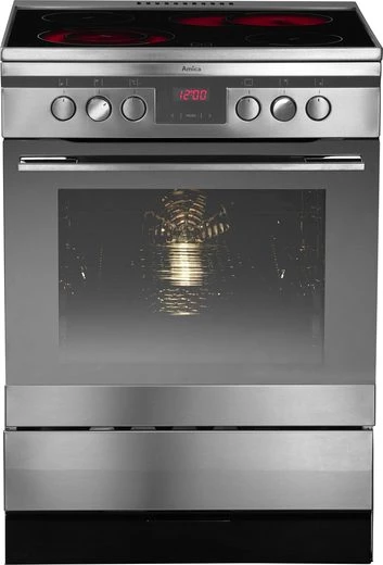 Amica Elektro-Standherd SHC 11675 E, mit 2-fach-Teleskopauszug, Simple Steam Reinigungsfunktion