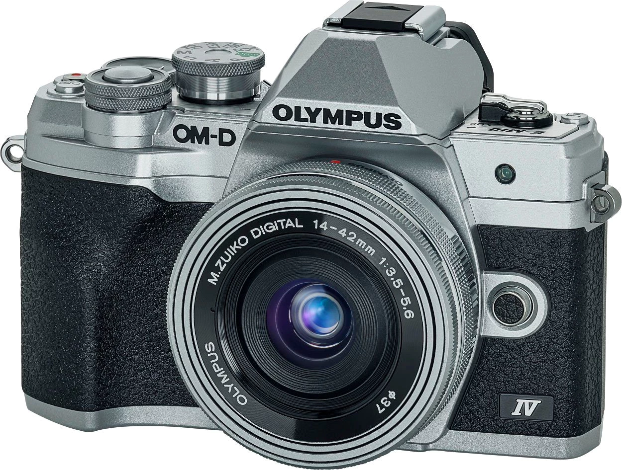 Olympus E-M10 Mark IV Systemkamera , +BLS-50, F-5AC USB-AC Adapter, USB cable, Shoulder Strap)