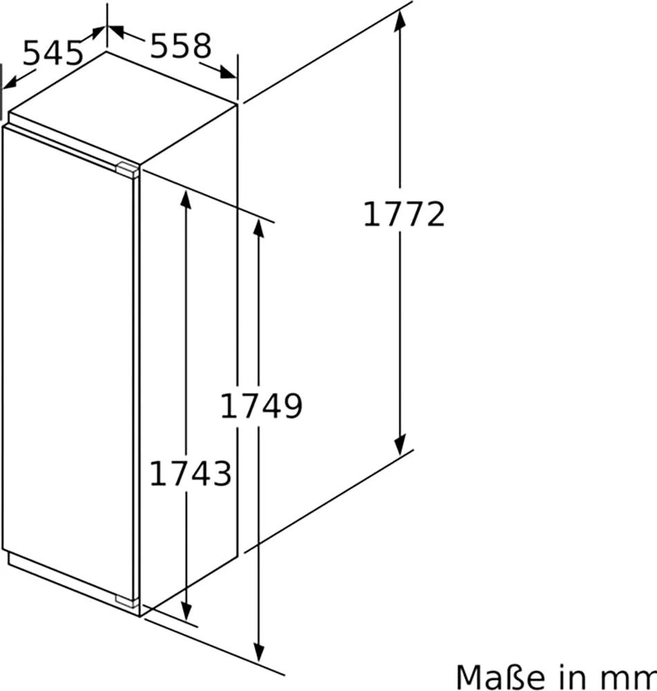 NEFF Einbaugefrierschrank N 70 GI7813CE0, 177,2 cm hoch, 55,8 cm breit