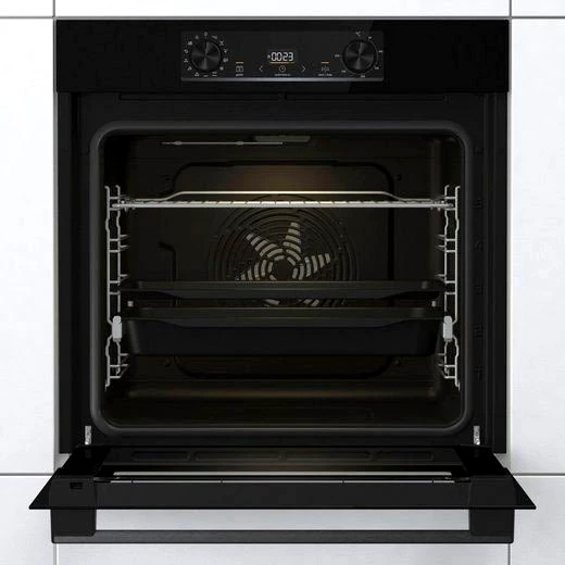 GORENJE Backofen-Set BLACKSET2, mit 1-fach-Teleskopauszug, Aqua Clean, AirFry-Funktion