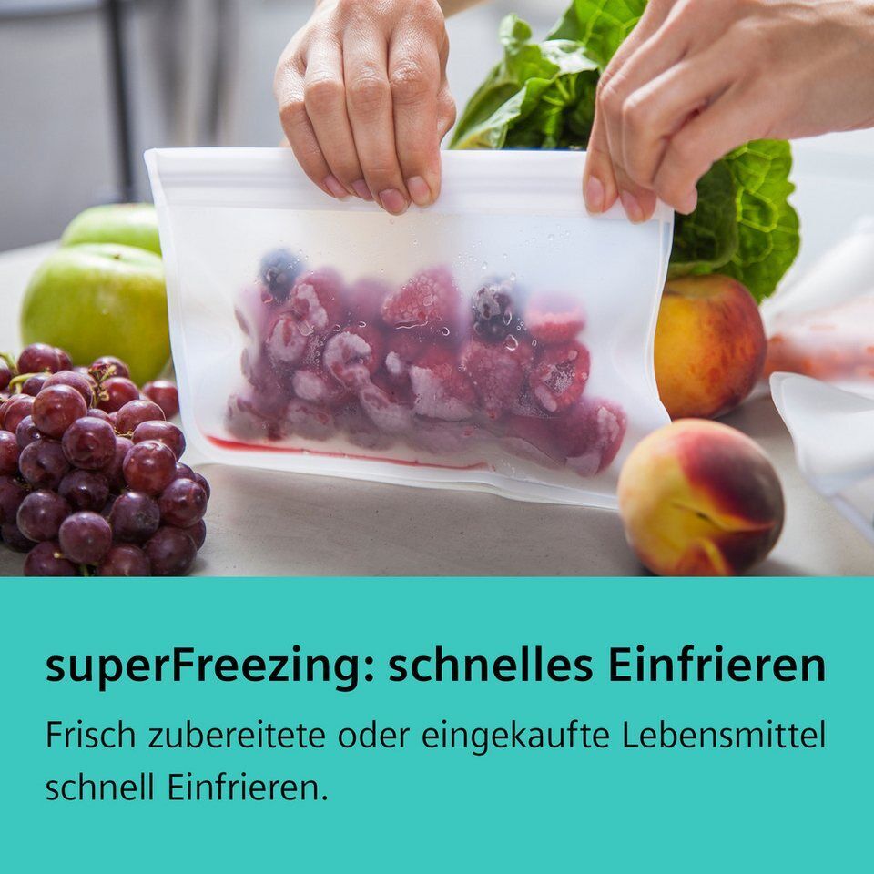 SIEMENS Kühl-/Gefrierkombination KG39EAWCA, 201 cm hoch, 60 cm breit, lowFrost,