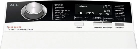 AEG Waschmaschine Toplader 8000 LTR8A80370, 6 kg, 1300 U/min