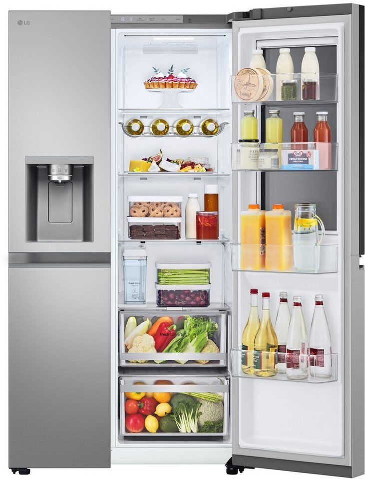 LG Side-by-Side GSXE81PYBD, 179 cm hoch, 91,3 cm breit