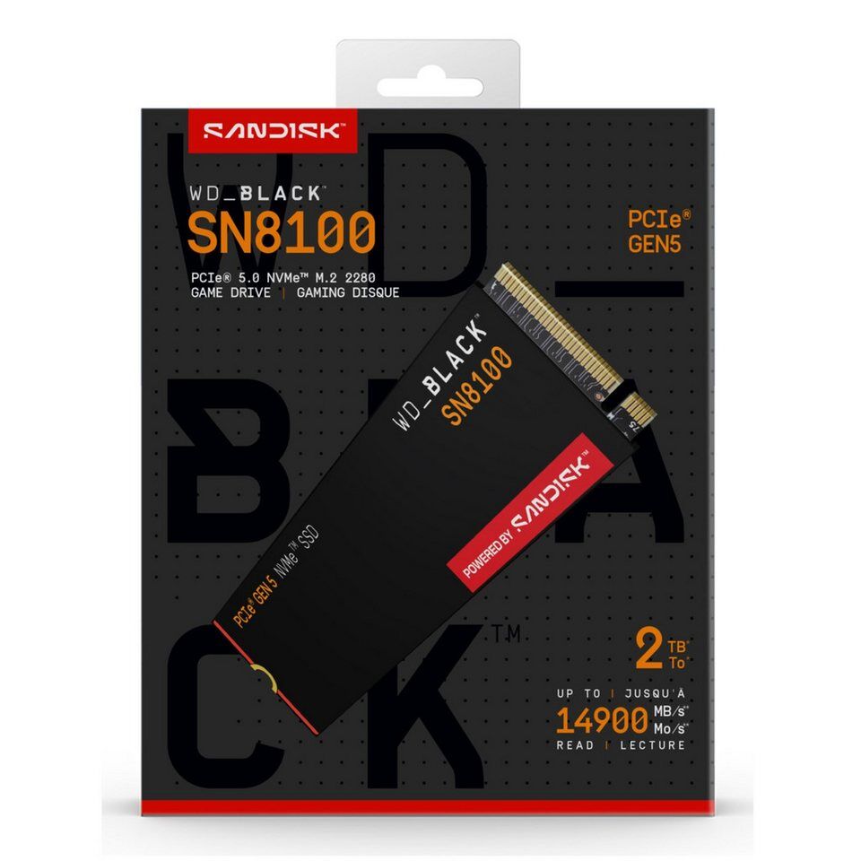 Sandisk WD_BLACK SN8100 NVMe interne SSD