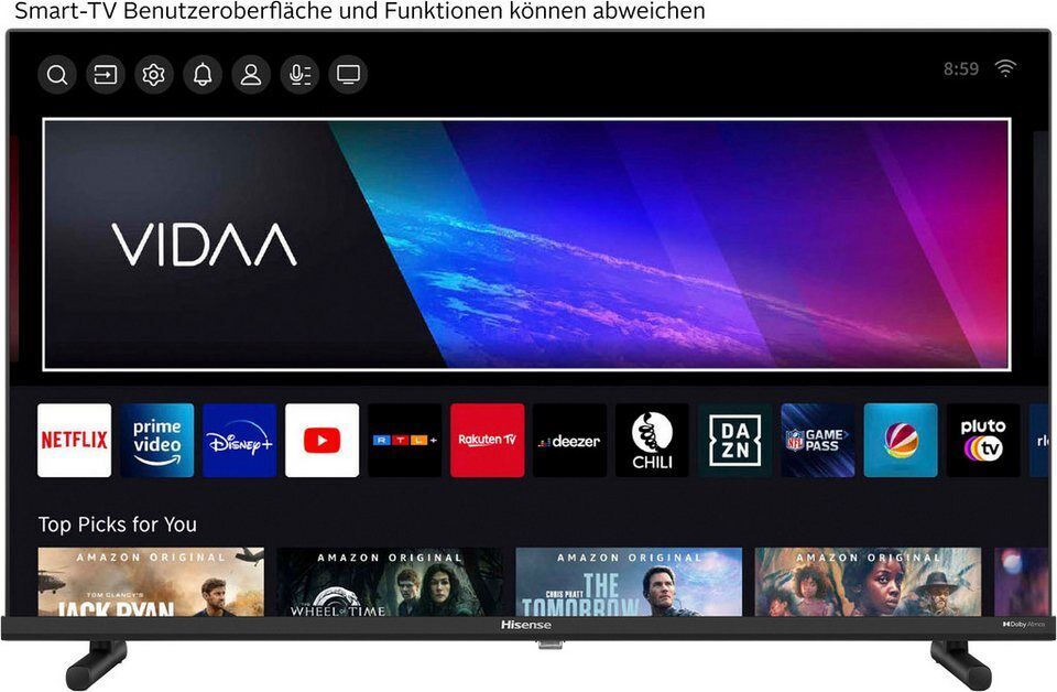 Hisense 40A5Q QLED-Fernseher (100 cm/40 Zoll, Full HD, Smart-TV, 2K FHD QLED)