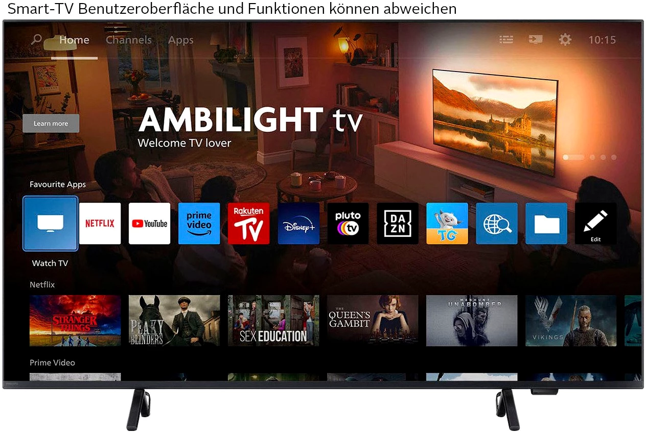 Philips 75PUS8309/12 LED-Fernseher (189 cm/75 Zoll, 4K Ultra HD, Smart-TV)