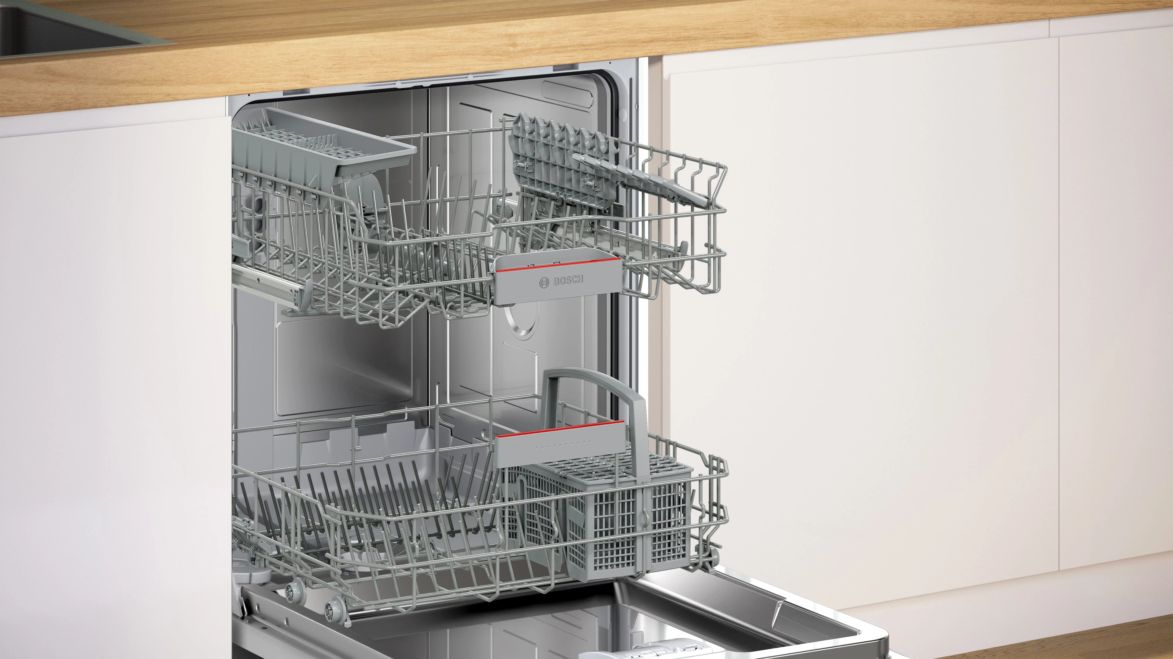 BOSCH Unterbaugeschirrspüler Serie 4 SMU4ETS08E, 13 Maßgedecke