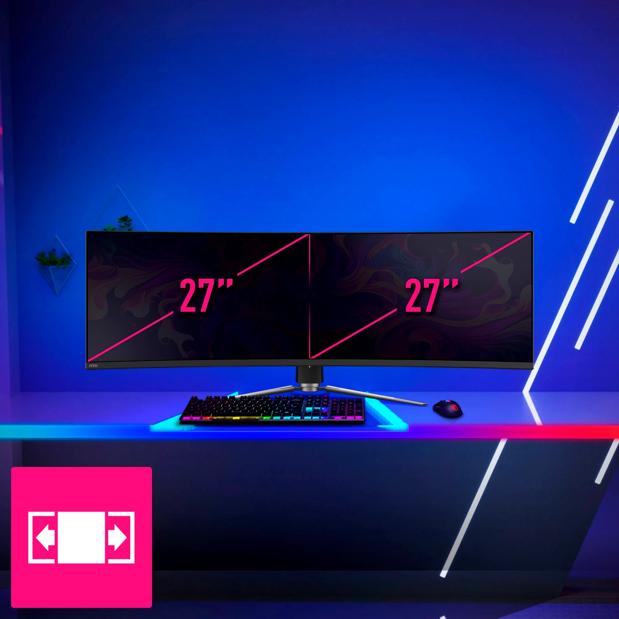 MSI MPG 491CQPX QD-OLED Curved-Gaming-Monitor