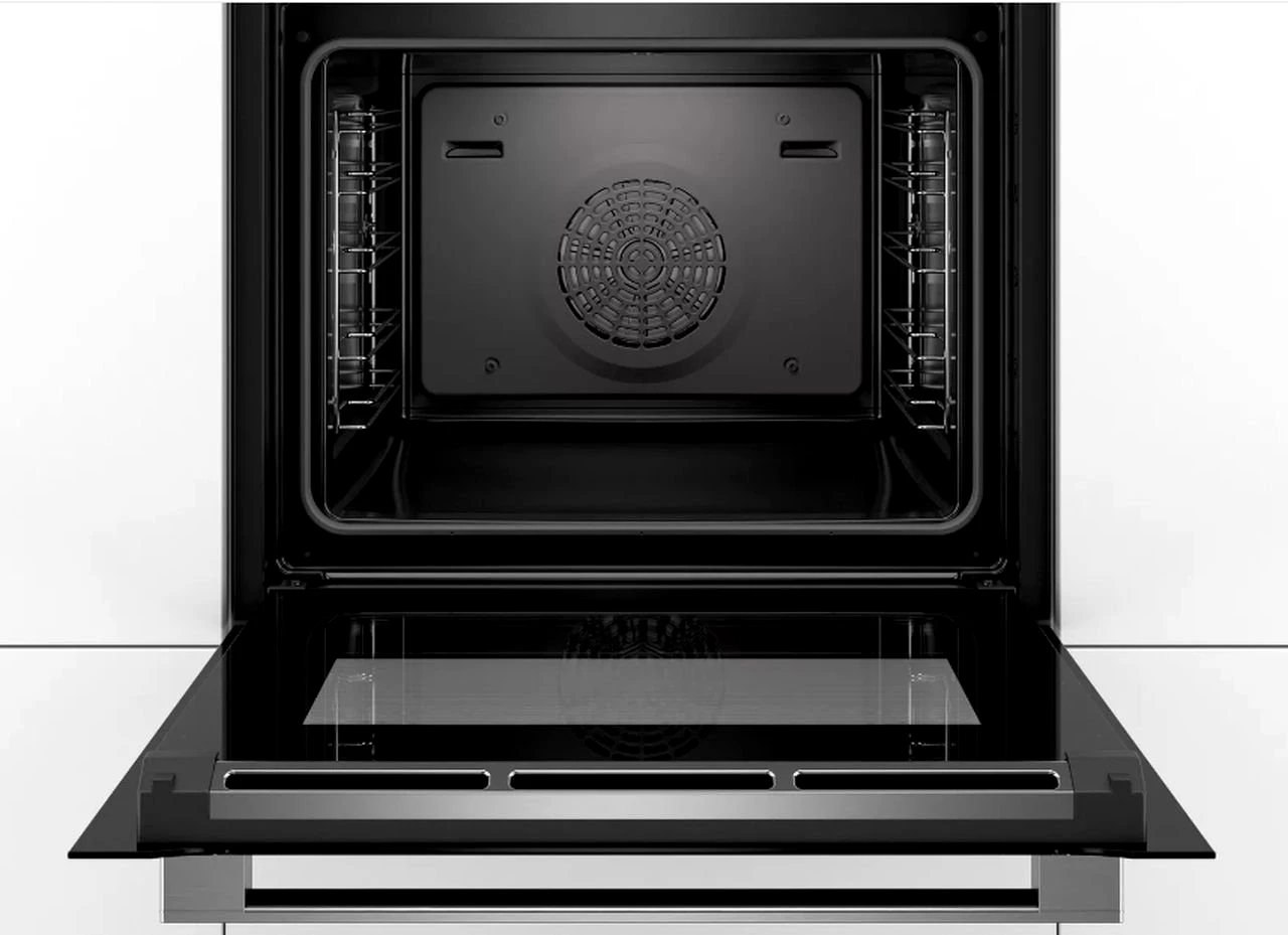 BOSCH Backofen-Set 4D-Heißluft AutoPilot + Keenberk Induktionskochfeld PowerBooster 60 cm
