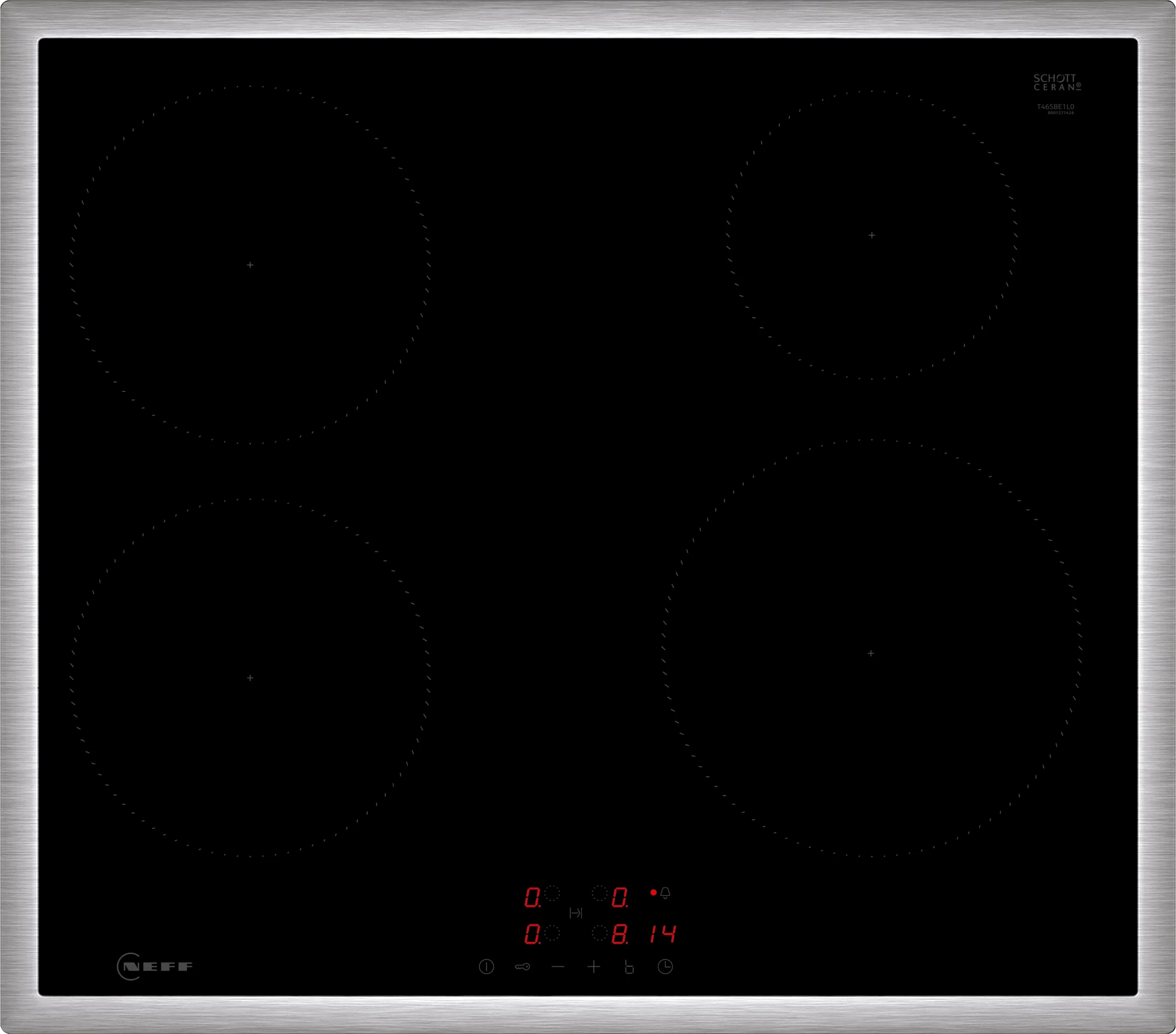 NEFF Backofen-Set BTX46PIB0, mit Teleskopauszug nachrüstbar, Pyrolyse-Selbstreinigung