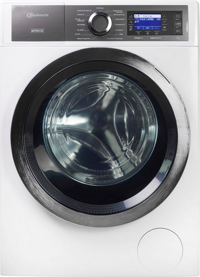 BAUKNECHT Waschmaschine B8 09AD SILENCE DE, 10 kg, 1400 U/min, Gentle Power-Tech