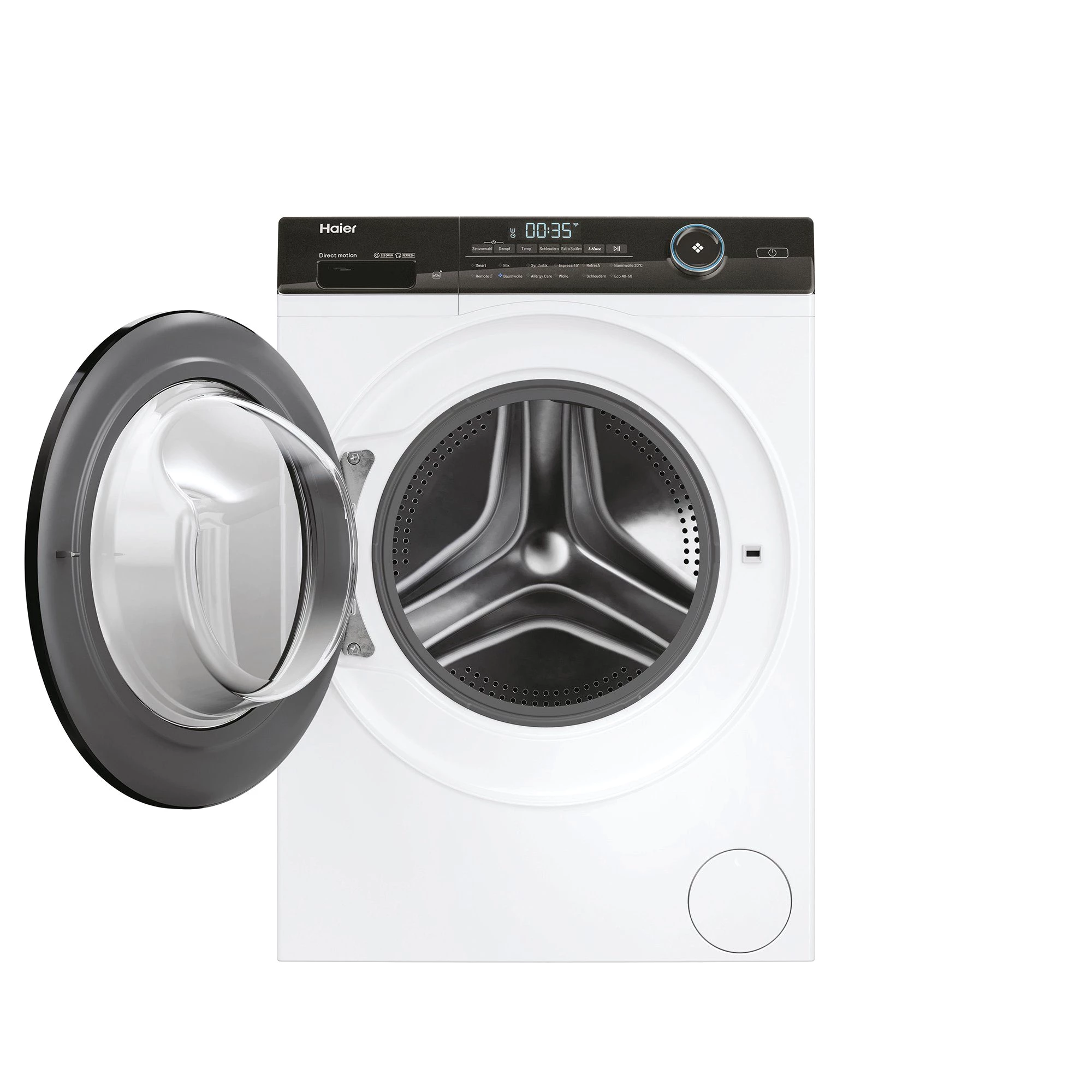 Haier Waschmaschine HW90-B14TEAM5, 9,00 kg, 1400 U/min, Smart hOn App, i-Time, Refres