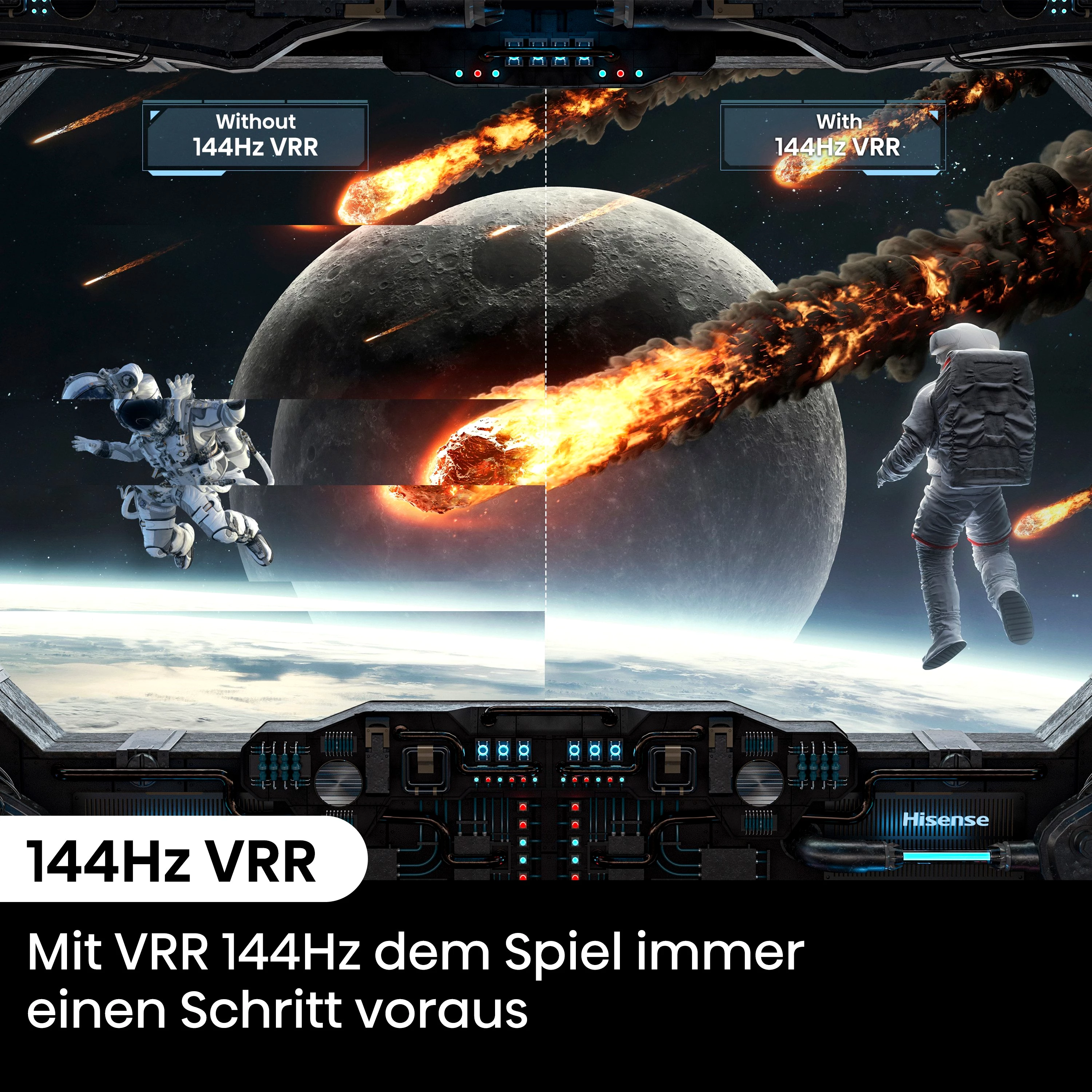 Hisense 100E77NQ PRO QLED-Fernseher (254 cm/100 Zoll, 4K Ultra HD, Smart-TV, 4K UHD, QLED)