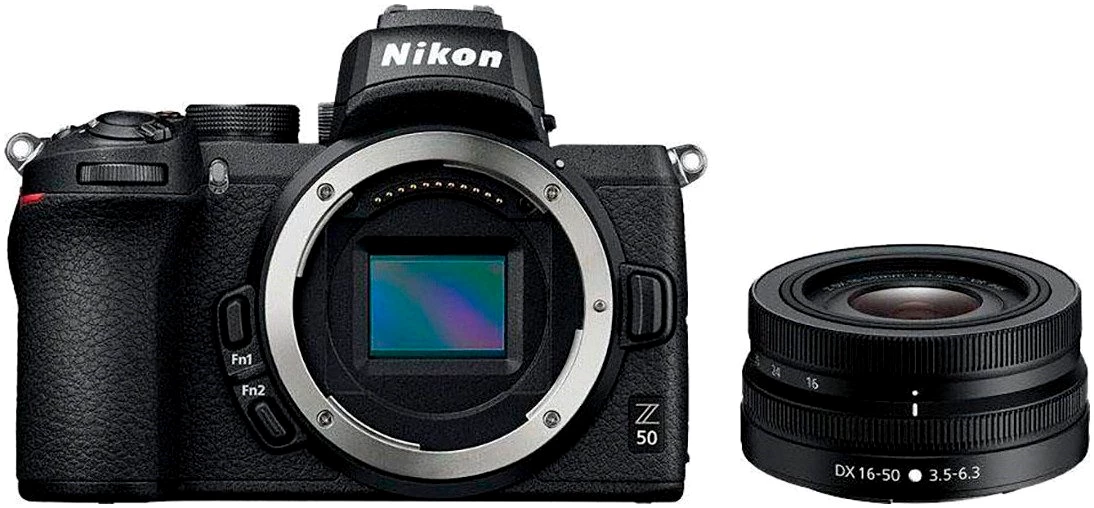 Nikon Z50 DX 16-50 mm 1:3.5-6.3 VR + Rucksack Systemkamera