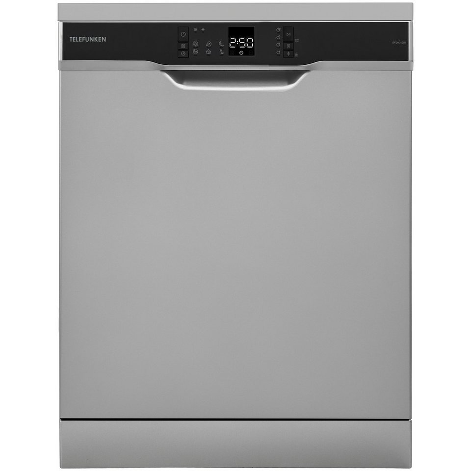 Telefunken Standgeschirrspüler GFS6012DI, 12 l, 12 Maßgedecke, Spülmaschine frei