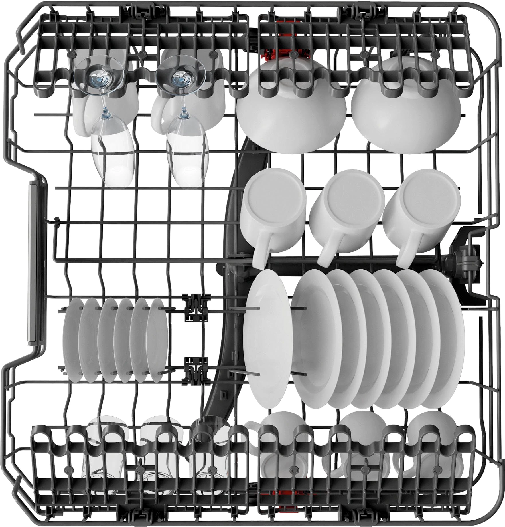 BAUKNECHT Standgeschirrspüler BFP 5O41 PLT X, 14 Maßgedecke