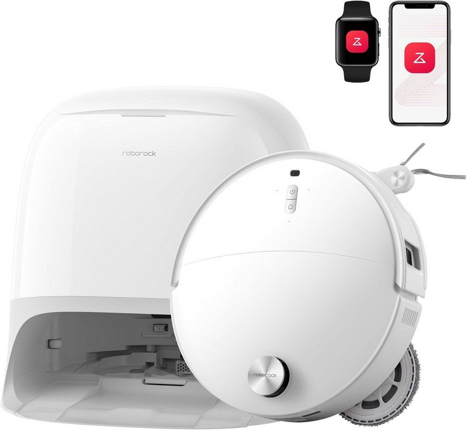 Roborock Saugroboter Qrevo Curv 2 Pro Dual Anti-Tangle-System,100°C Heißwasser-M