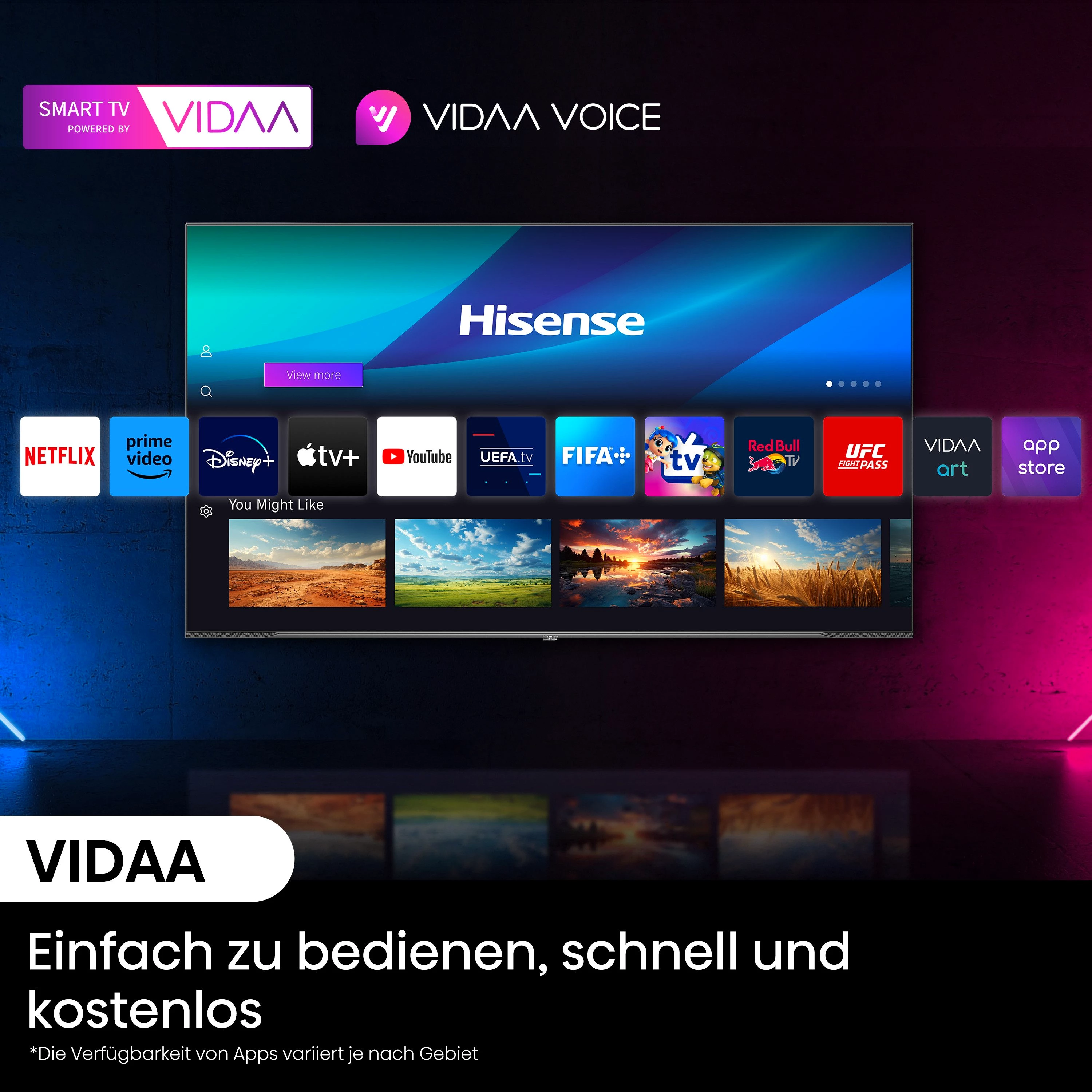 Hisense 75E77NQ PRO QLED-Fernseher (189 cm/75 Zoll, 4K Ultra HD, Smart-TV, 4K UHD, QLED)