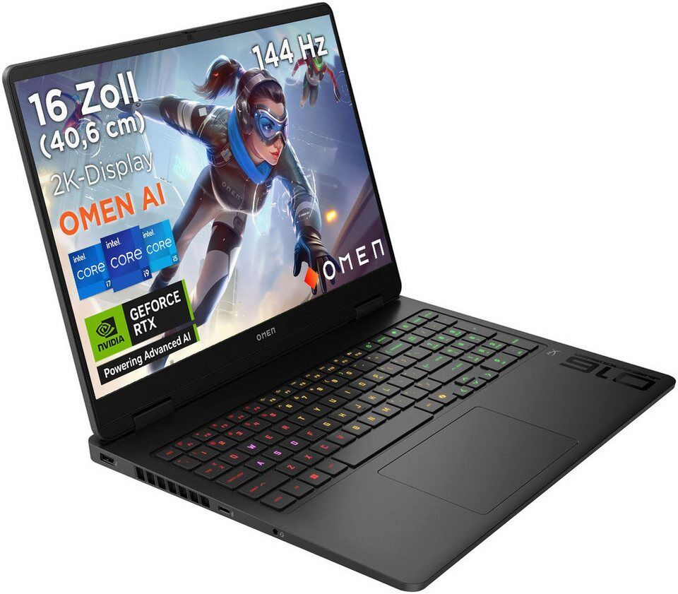 HP OMEN 16-am Intel Gaming-Notebook (40,6 cm/16 Zoll, Intel Ultra 7 255H, GeForc