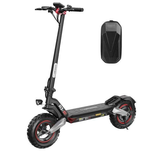 iscooter E-Scooter 10 Zoll Offroad Elektroroller mit Straßenzulassung 80-100km Reichweite, 500