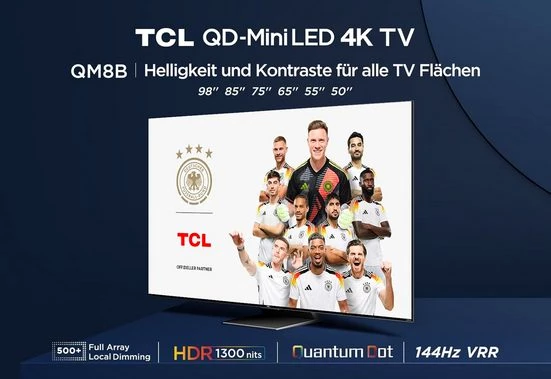TCL 55C803GX1 Mini-LED-Fernseher