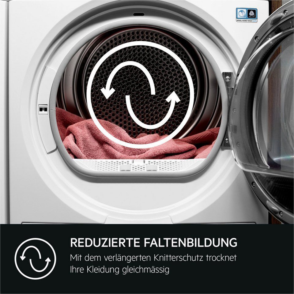 AEG Wärmepumpentrockner 7000 TR7T50580, SensiDry® Wärmepumpentrockner: schonend