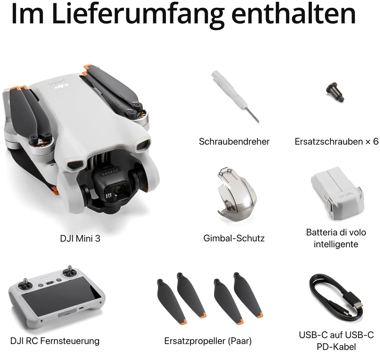 DJI Mini 3 & DJI RC Drohne (4K Ultra HD)
