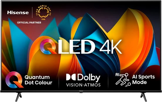 Hisense 75E77NQ QLED-Fernseher (189 cm/75 Zoll, 4K Ultra HD, Smart-TV, 4K UHD, QLED)