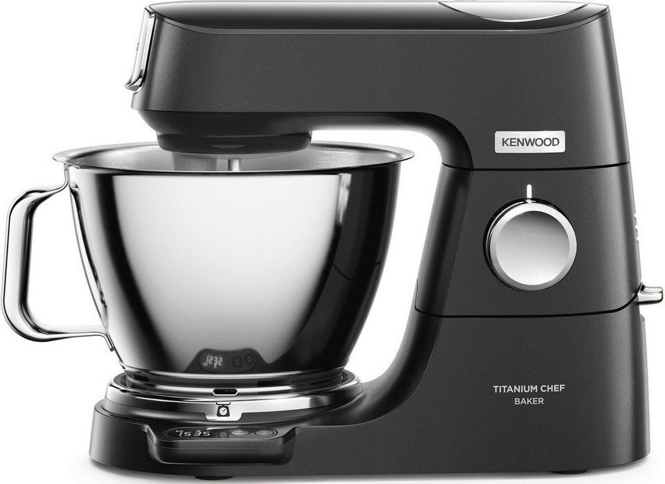 KENWOOD Küchenmaschine Titanium Chef Baker KVC85.004BK, 1200 W, 5 l Schüssel