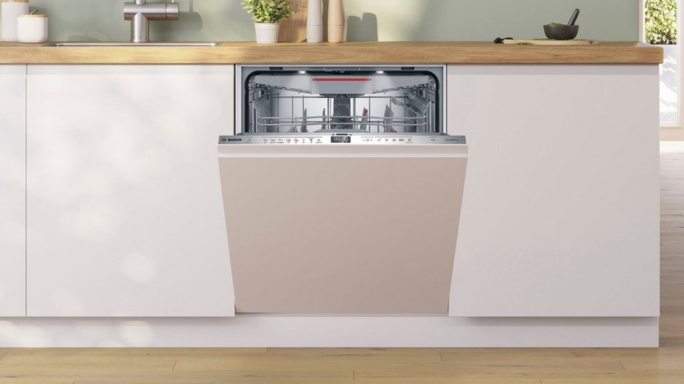 BOSCH vollintegrierbarer Geschirrspüler Serie 6 SMV6ZCX16E, 14 Maßgedecke, Time