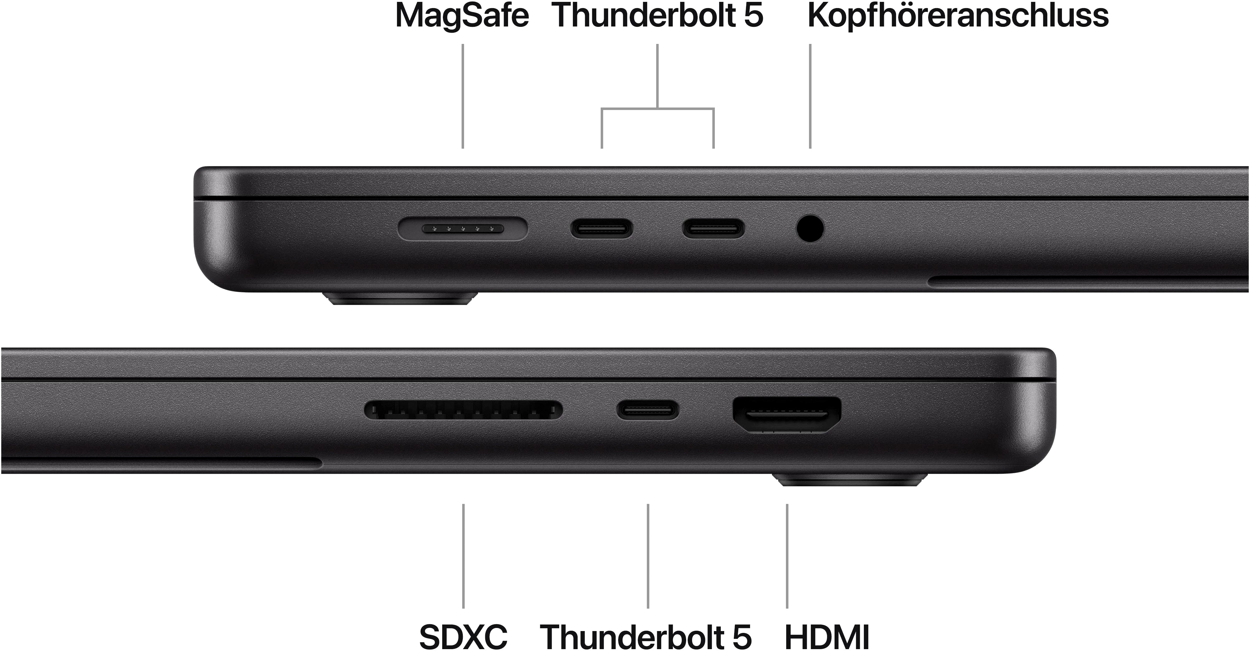 Apple MacBook Pro 16'' Notebook (41,05 cm/16,2 Zoll, Apple M4 Pro, M4 - 20-Core GPU, 1000 GB SSD)