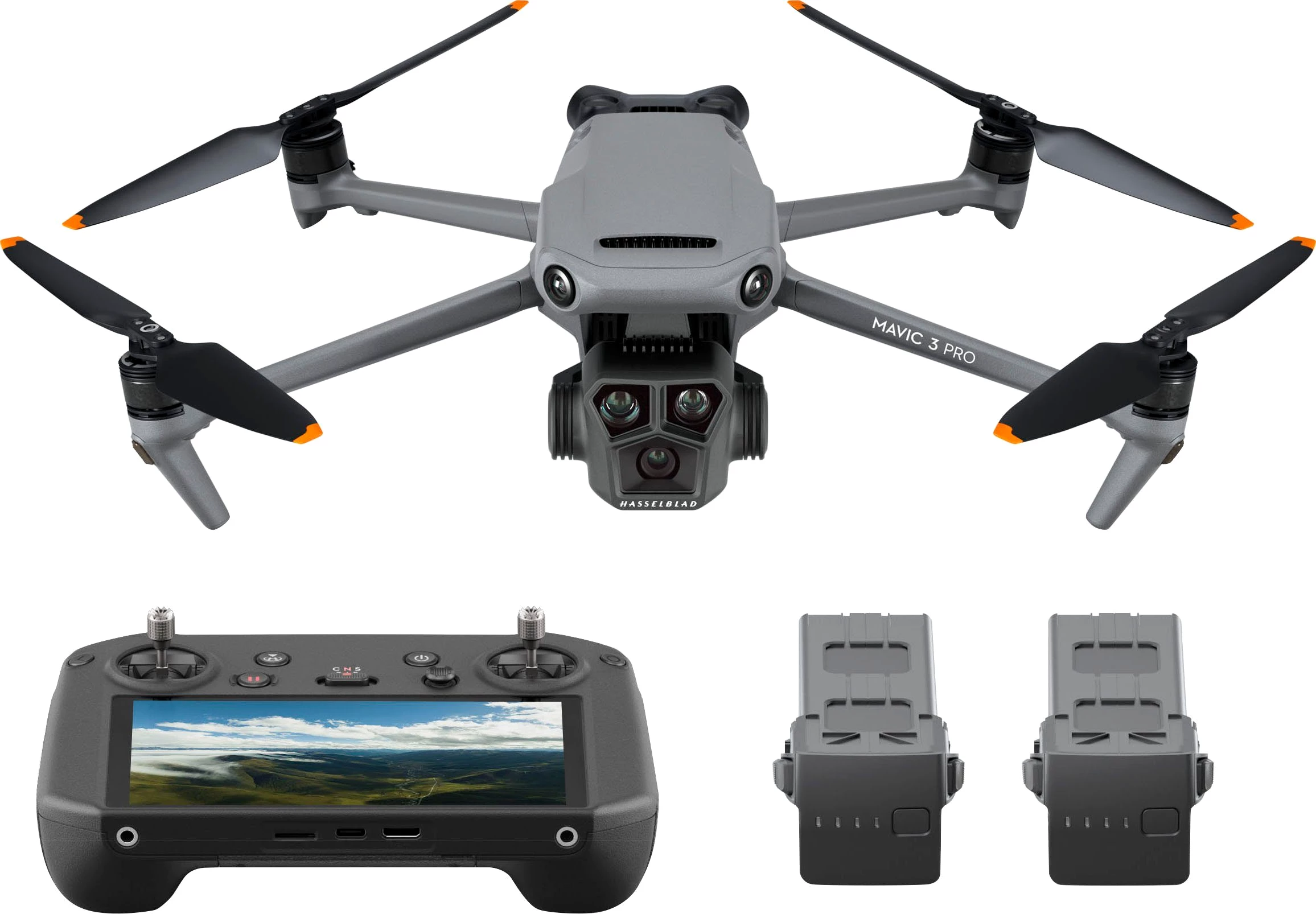 DJI Mavic 3 Pro Fly More Combo  Drohne (5,1K, DJI RC Pro Fernsteuerung, 3 Akkus