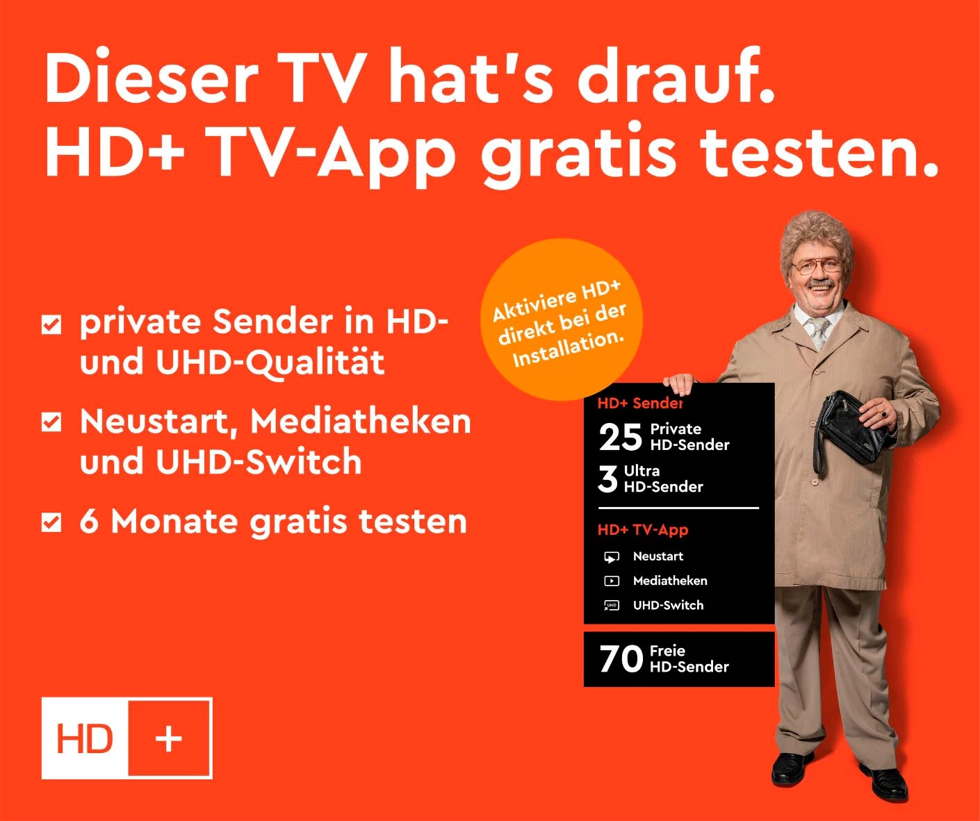 Telefunken D65V850M5CWHI LED-Fernseher (164 cm/65 Zoll, 4K Ultra HD, Smart-TV)