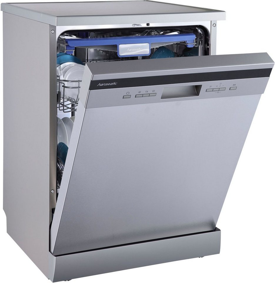 Hanseatic Standgeschirrspüler HG6085C14T7635EI, 14 Maßgedecke, Standgerät, für 1