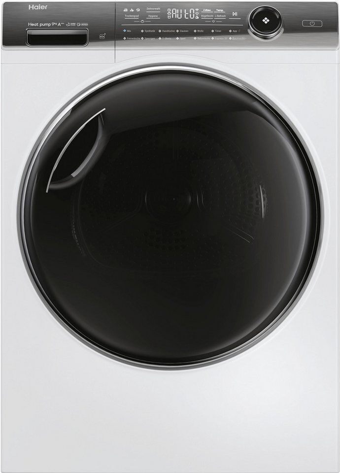 Haier Wärmepumpentrockner HD90-A3Q979U1, Smarte Bedienung via hOn App