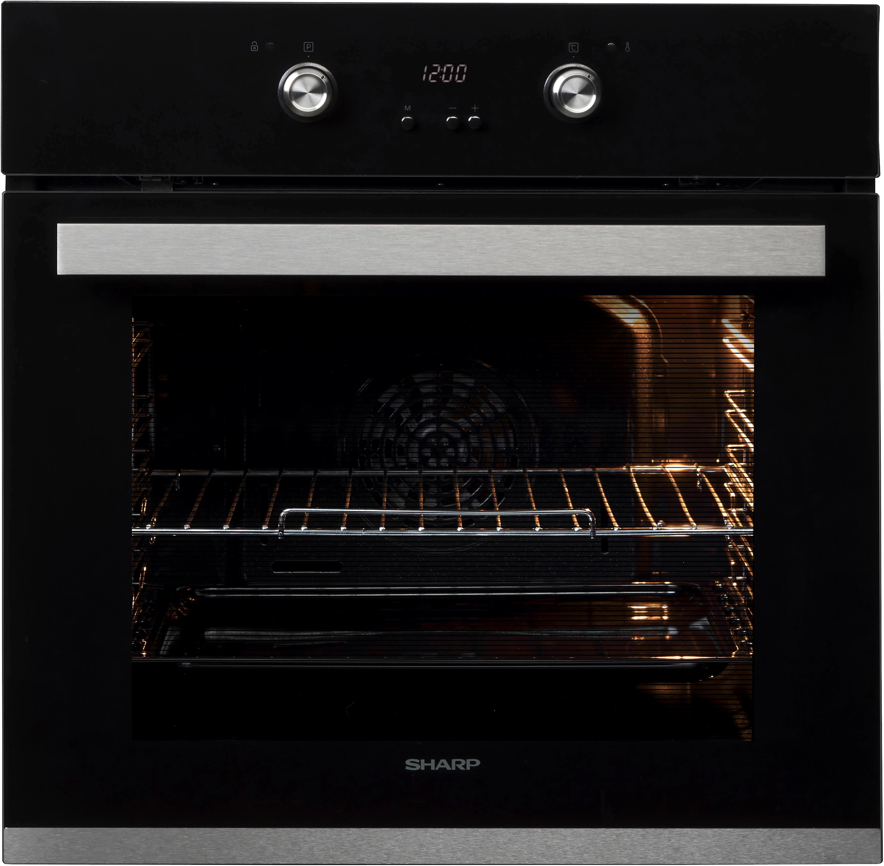 Sharp Backofen-Set Pyro_Extraset_Graphit_Induktion, Pyrolyse-Selbstreinigung
