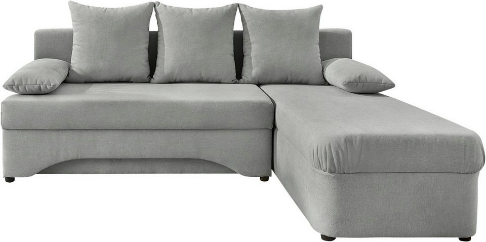 Jockenhöfer Gruppe Ecksofa L-Form, B: 191 cm, mit Bettfunktion & Bettkasten, Uns
