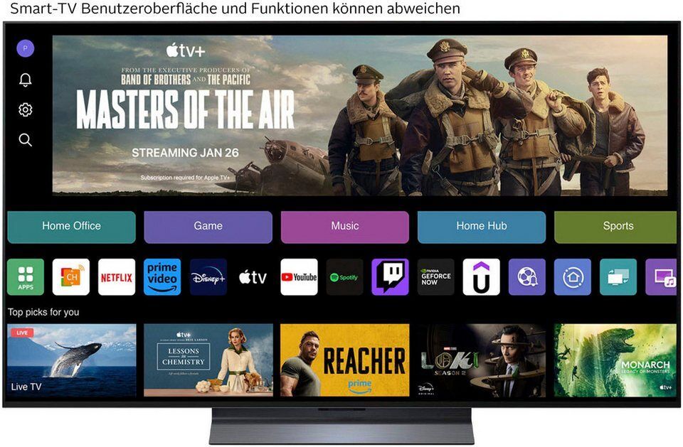 LG OLED55C5ELB OLED-Fernseher (139 cm/55 Zoll, 4K Ultra HD, Smart-TV)